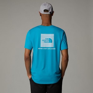 The North Face 247 Redbox Tişört Erkek Mavi | NF0A82Y8X