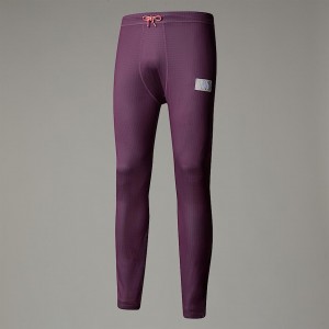 The North Face A68-a Circular DotKnit Baselayer Tayt Erkek Mor | NF0A01N6V