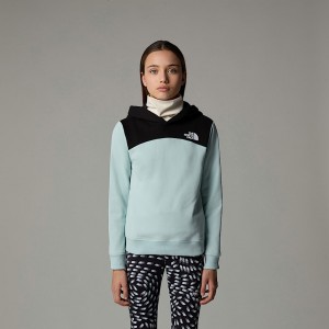 The North Face Back Logo Relaxed Kapşonlu Çocuk Turkuaz | NF0A93X4V
