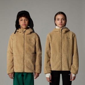 The North Face Campshire Full-Zip Kapşonlu Çocuk Haki | NF0A61J6A