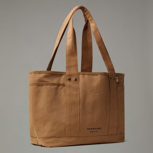 The North Face Circular Cotton Tote Çanta Erkek Kahverengi | NF0A41Z0D
