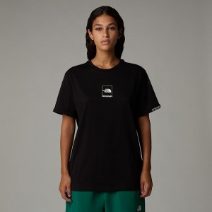 The North Face Coordinates Tişört Kadın Siyah | NF0A65C9F