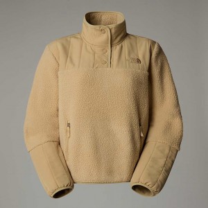 The North Face Cragmont 1/4 Neck Fleece Sweatshirt Kadın Haki | NF0A63G0N