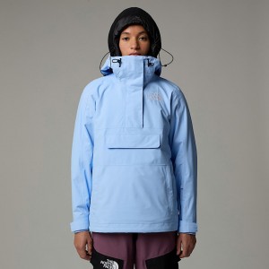 The North Face Driftview Anorak Sweatshirt Kadın Mavi | NF0A57B3G