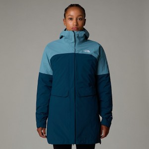 The North Face DryVent™ Mono Triclimate 3-in-1 Parka Kadın Mavi | NF0A66S8S