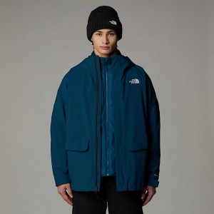 The North Face DryVent™ Mono Triclimate 3-in-1 Parka Erkek Lacivert | NF0A29H5W