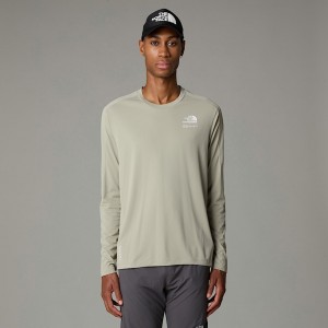 The North Face Kikash Long-Sleeve Tişört Erkek Gri | NF0A09V6L