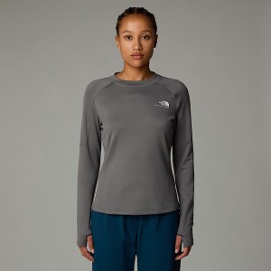 The North Face Kikash Warm Long-Sleeve Tişört Kadın Gri | NF0A79S1D