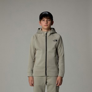 The North Face Mountain Athletics Hooded Mont Çocuk Gri | NF0A58D2H