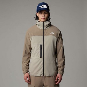 The North Face Mountain Athletics Trajectory Full-Zip Mont Erkek Gri | NF0A33J9B