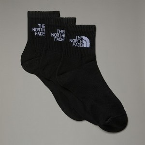 The North Face Multi Sport Cushion 1/4 Çorap Erkek Siyah | NF0A07E5Q