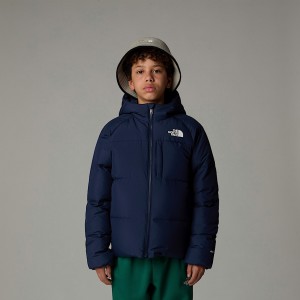 The North Face North Down Hooded Mont Çocuk Lacivert | NF0A04H8B