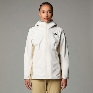 The North Face Quest Zip-In Mont Kadın Beyaz | NF0A66X2X