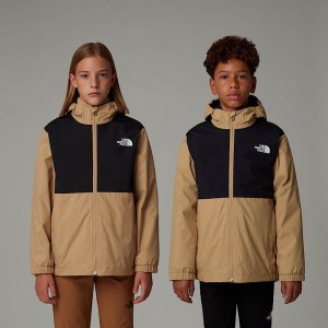 The North Face Rain Zip-In Mont Çocuk Haki | NF0A43V9Z