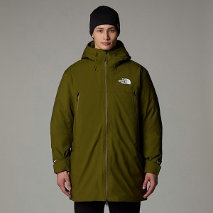 The North Face Range Down Parka Erkek Yeşil | NF0A48F9I