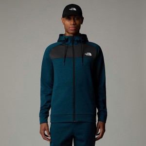 The North Face Reaxion Fleece Full-Zip Kapşonlu Erkek Gri | NF0A57J2V