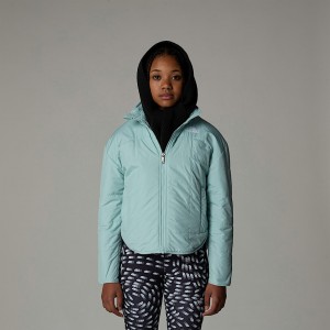 The North Face Reversible Shasta Full-Zip Mont Çocuk Turkuaz | NF0A42L0K