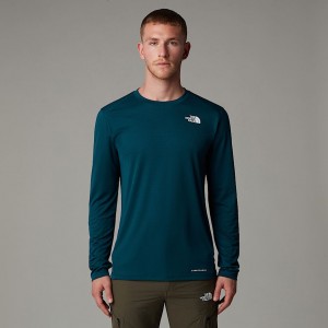 The North Face Shadow Long-Sleeve Tişört Erkek Lacivert | NF0A15Q7B