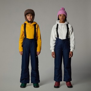 The North Face Snowquest Suspender Pantolon Çocuk Lacivert | NF0A03R2R