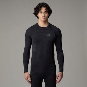 The North Face Sport Long-Sleeve Temel Katman Üstleri Erkek Siyah | NF0A64R6D