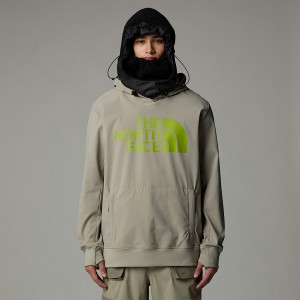 The North Face Tekno Logo Kapşonlu Erkek Gri | NF0A68V6G