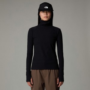 The North Face Turtleneck Long-Sleeve Tişört Kadın Siyah | NF0A50X3I