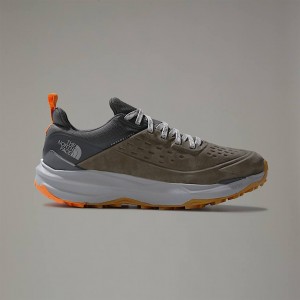 The North Face VECTIV™ Exploris II Leather Yürüyüş Ayakkabısı Erkek Zeytin Yeşili | NF0A72U6F