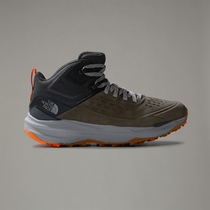 The North Face VECTIV™ Exploris II Leather Yürüyüş Botu Erkek Zeytin Yeşili | NF0A09X7Z