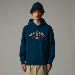 The North Face Varsity Graphic Kapşonlu Erkek Lacivert | NF0A85P8H