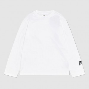 The North Face X CDG Icon Long-Sleeve Tişört Kadın Beyaz | NF0A65L4R
