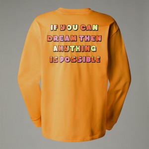 The North Face X Yinka Ilori Graphic Long-Sleeve Tişört Erkek Kayısı Rengi | NF0A08F0R