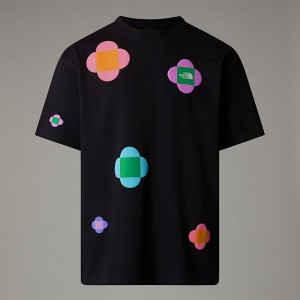 The North Face X Yinka Ilori Let's Blossom Together Tişört Kadın Siyah | NF0A75P6M