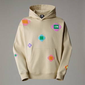 The North Face X Yinka Ilori Let's Blossom Together Kapşonlu Erkek Bej Rengi | NF0A44W1M