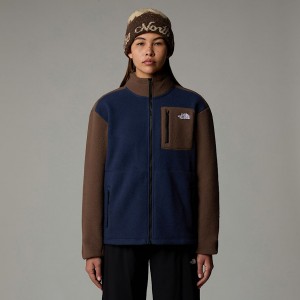 The North Face Yumiori Full-Zip Fleece Mont Kadın Lacivert | NF0A13P7C
